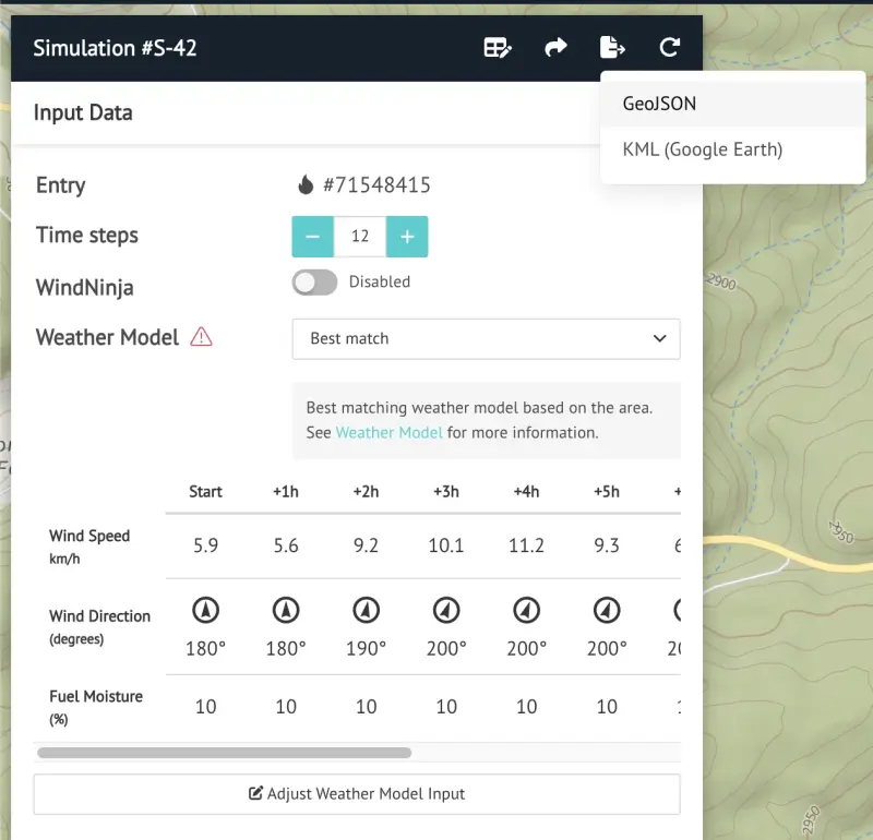 The Weather Data Panel panel allows you to input custom weather data to run simulations in any kind of custom weather scenario. 