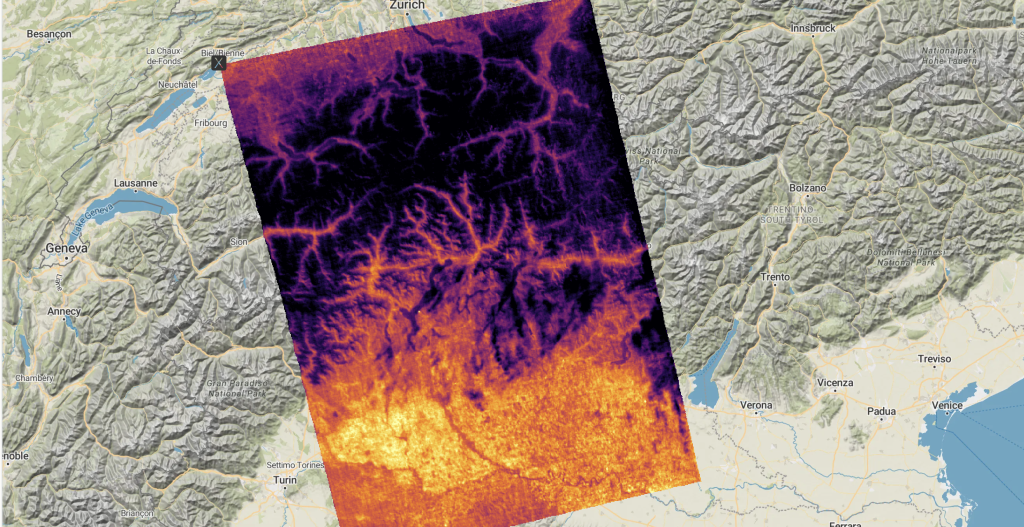 From FOREST-7, OTC-P1 - Our sensor images at a width (swath) of over 410km.
